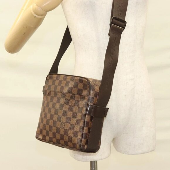 LOUIS VUITTON Damier Ebene Olaf PM Shoulder Bag - Picture 14 of 16